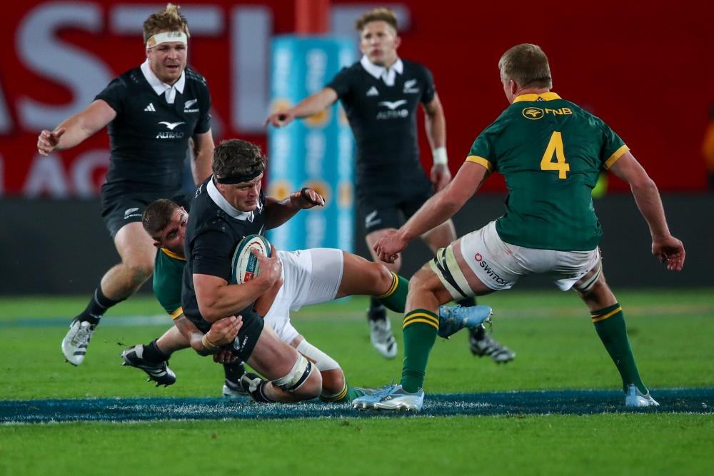 The Springboks and All Blacks played out a thriller in the opening Test. Photo: Getty Images