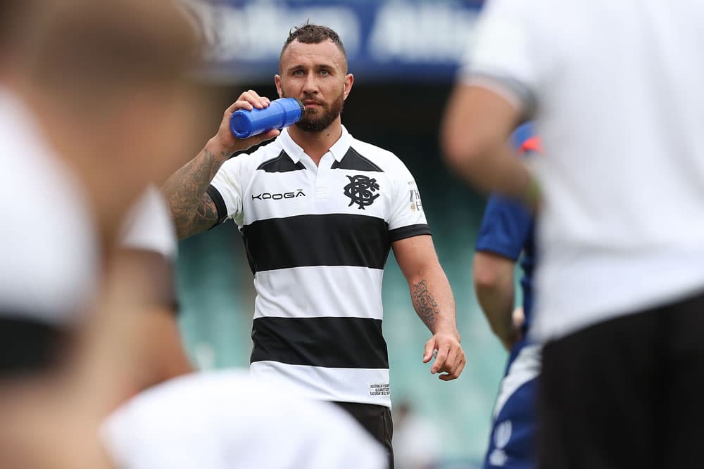 Quade Cooper will be back in black and white on Saturday. Photo: Getty Images