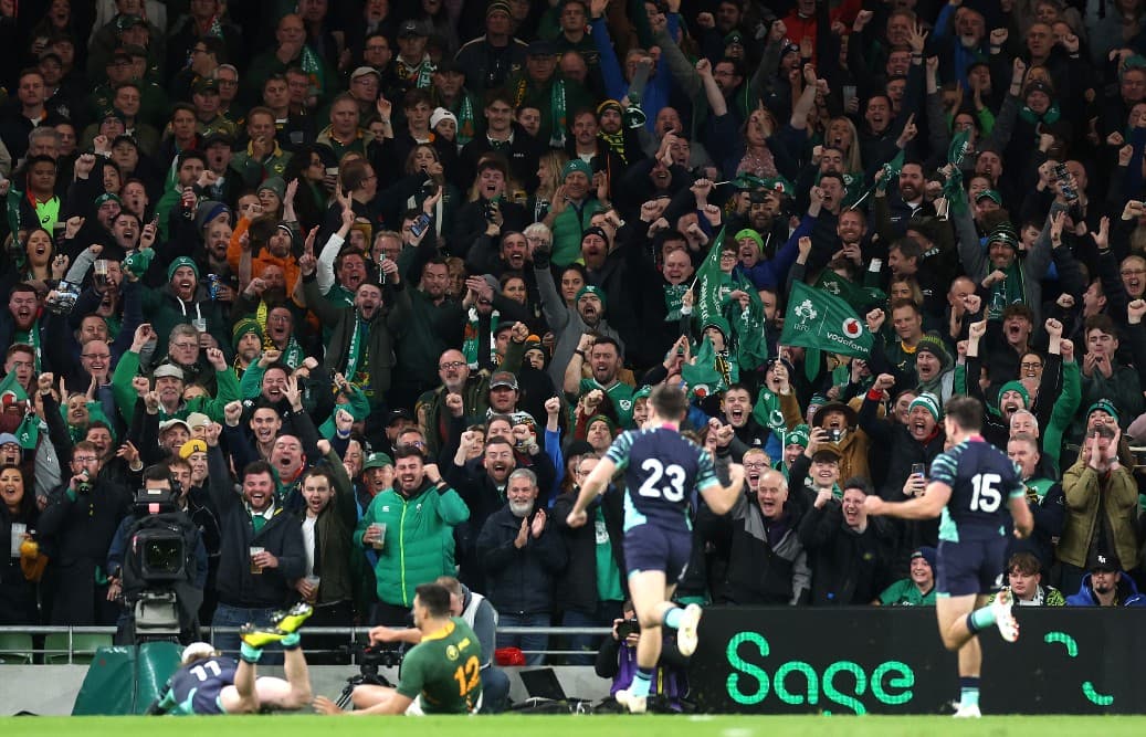 Ireland have downed South Africa in Dublin. Photo: Getty Images