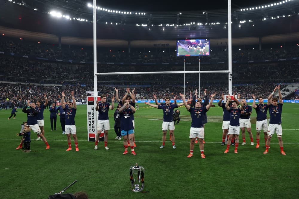 France is climbing back towards the top of the world after another Six Nations title. Photo: Getty Images