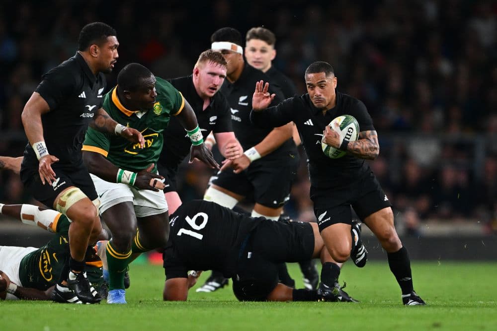 The All Blacks-Springboks rivalry is one of the biggest in the sport, only heightened by the World Cup Final. Photo: Getty Images