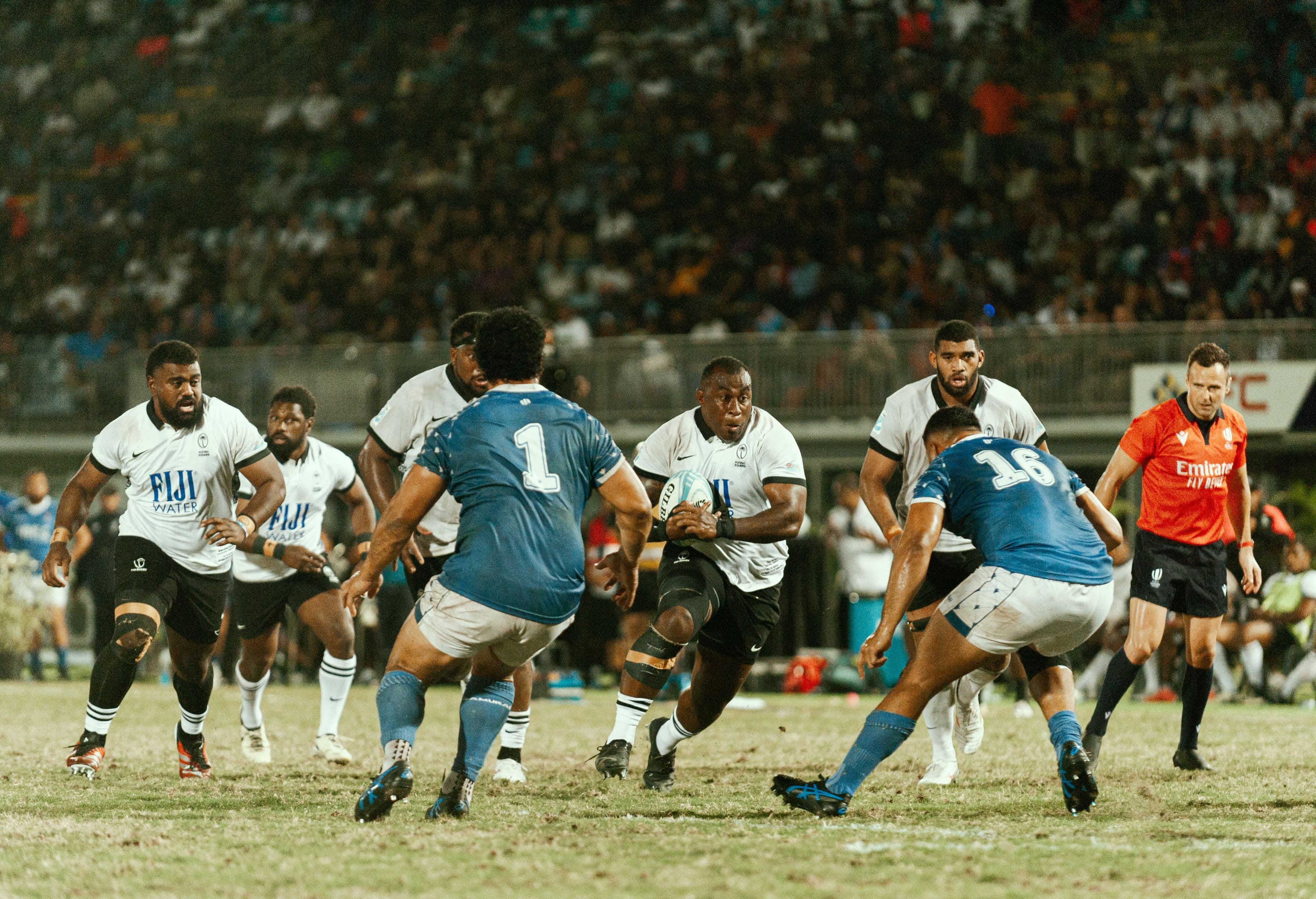 Fiji open the Pacific Nations Cup against Samoa. Photo: World Rugby