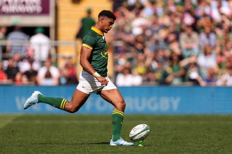 Sacha Feinberg-Mngomezulu will start for the Springboks against the Wallabies. Photo: Getty Images