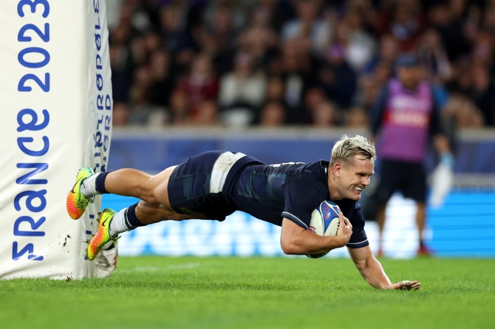 Scotland dominated Romania to keep their finals hopes alive. Photo: Getty Images