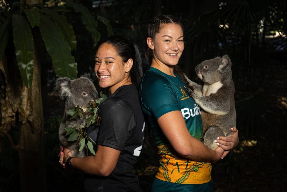 The Wallaroos and Black Ferns are ready to go into battle on Thursday. Photo: Brendan Hertel/RA Media