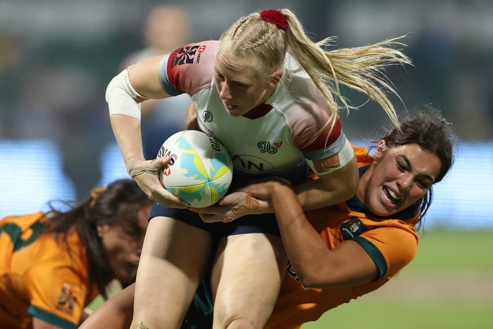 The Aussies have gone down to GB in the Sevens. Photo: Getty Images