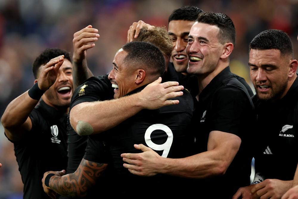 The All Blacks take on Argentina at the Stade de France. Photo: Getty Images