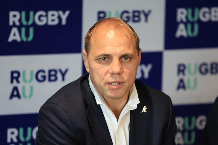 Rugby Australia CEO Phil Waugh has shut down any suggestion the code is in the market for NRL star Dylan Brown. Photo: Getty Images