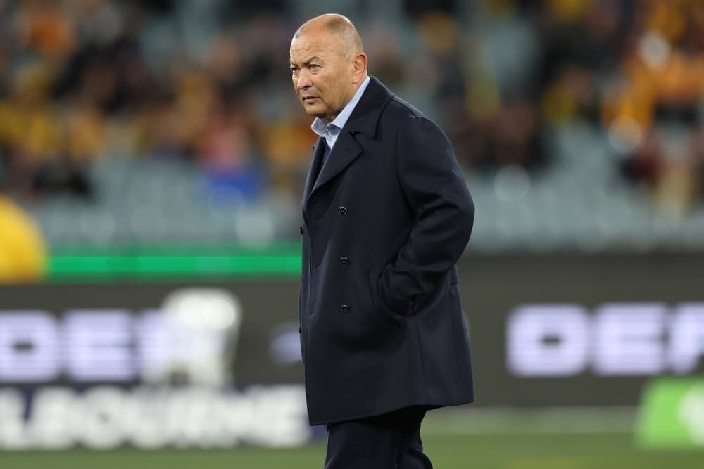 Wallabies coach Eddie Jones is prepared to make some hard decisions even with results not going his way. Photo: Getty Images