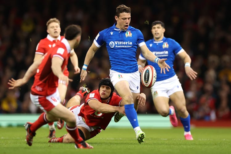 Paolo Garbisi shone in Italy's win over Tonga. Photo: Getty Images