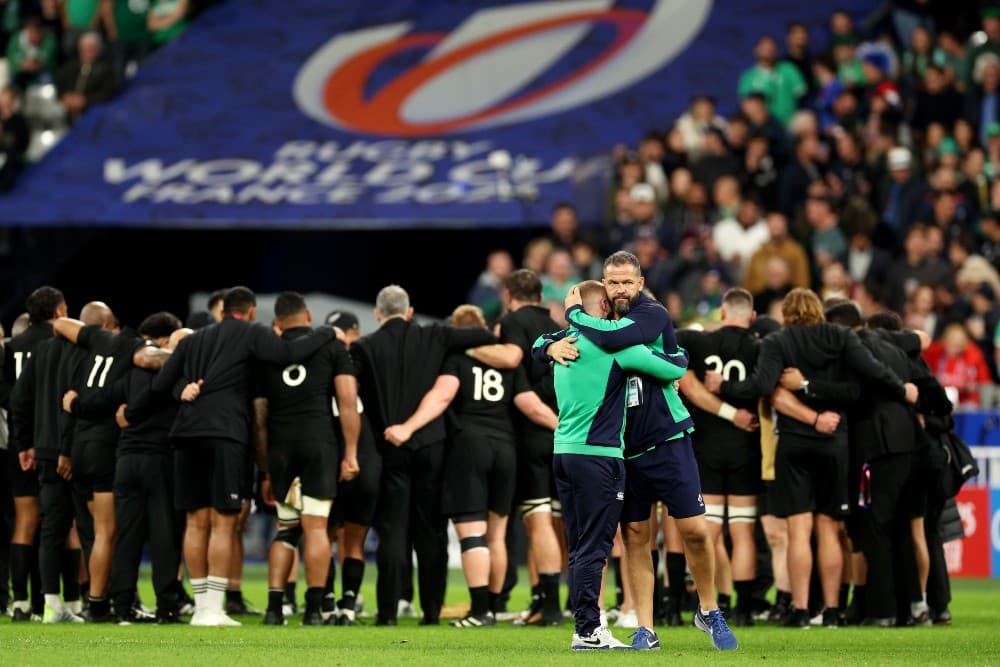 Andy Farrell has re-signed to coach Ireland until the 2027 Rugby World Cup. Photo: Getty Images