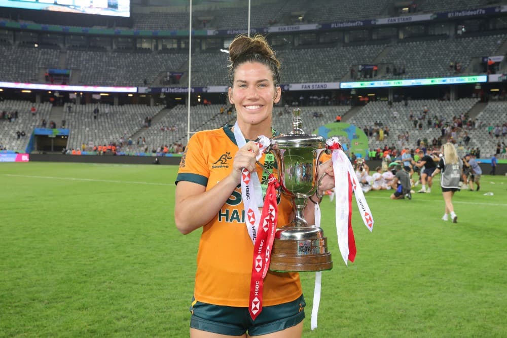 Sevens captain Charlotte Caslick is eager to continue the success in Perth. Photo: World Rugby