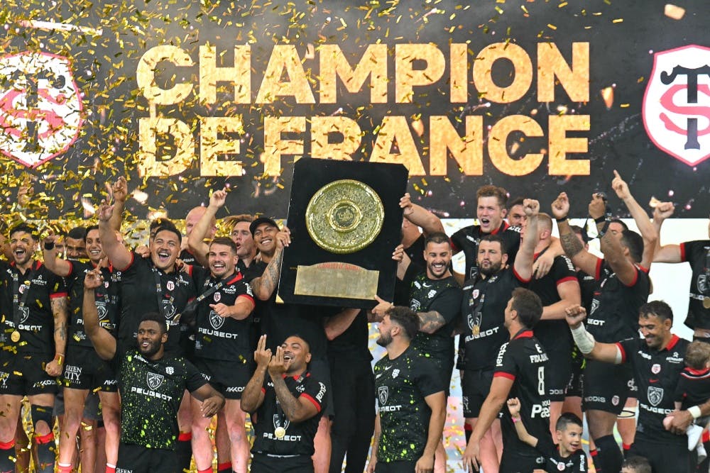 Toulouse thumped Bordeaux to take out the Top 14 title. Photo: AFP