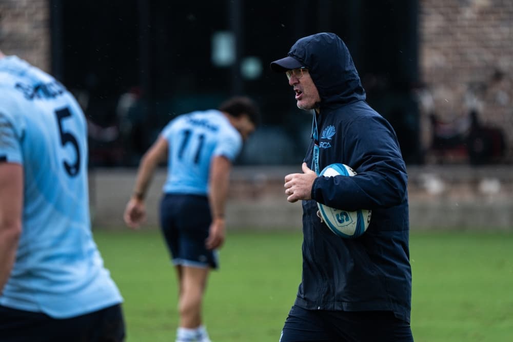 Dan McKellar isn't allowing himself to be distracted by Wallabies rumours again. Photo: NSW Waratahs Media/Hugo Carr