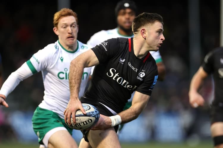 Fergus Burke helped Saracens take down defending champions Northampton. Photo: Getty Images