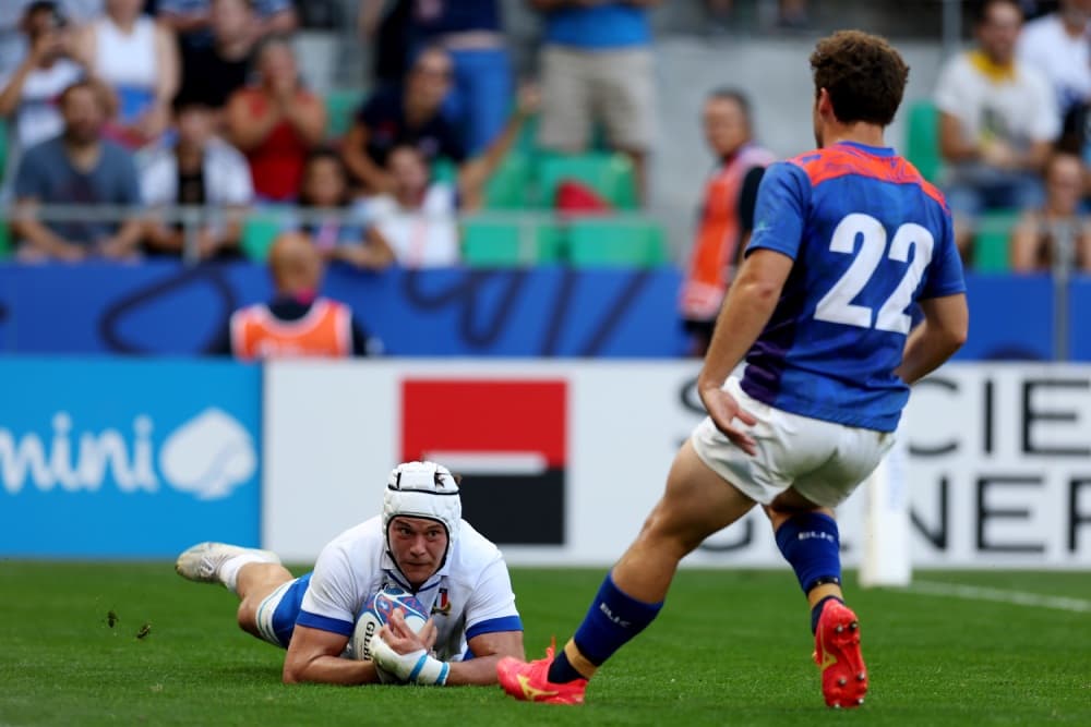 Italy cruised away with victory against Namibia. Photo: Getty Images