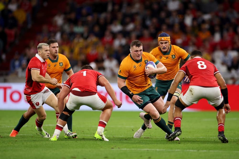 Angus Bell and the Wallabies are left in limbo after last week's results. Photo: Getty Images