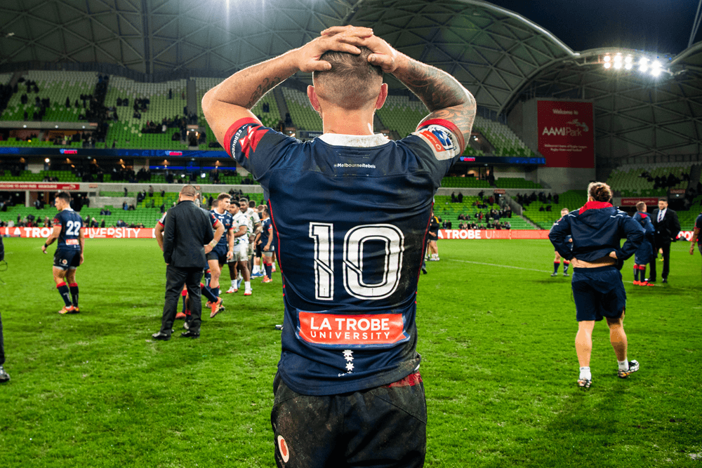 The Rebels were left with plenty of regrets in 2019. Photo: RUGBY.com.au/Stuart Walmsley