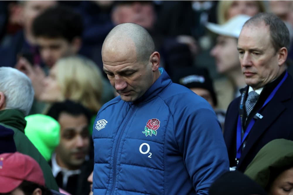 England coach Steve Borthwick says a record 53-10 defeat by France in the Six Nations shows how much work his team needs to do. Photo: Getty Images