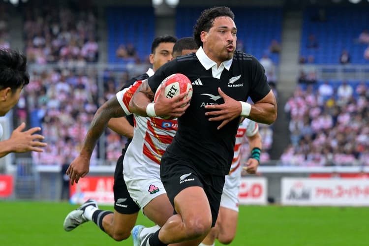 The All Blacks strolled home against Japan despite early resistance. Photo: Getty Images