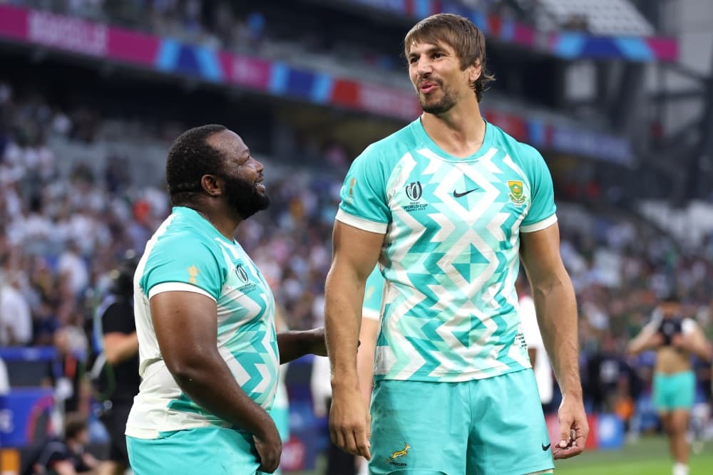 Eben Etzebeth has suffered a minor shoulder injury. Photo: Getty Images