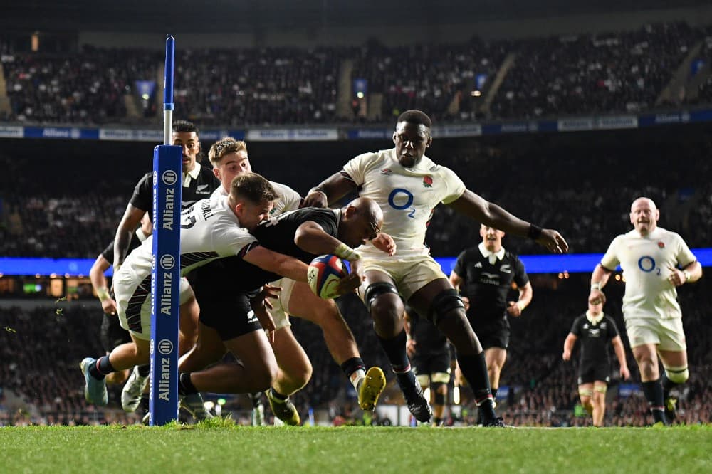 Mark Tele'a reflects on his heroics during the All Blacks' win over England. Photo: Getty Images