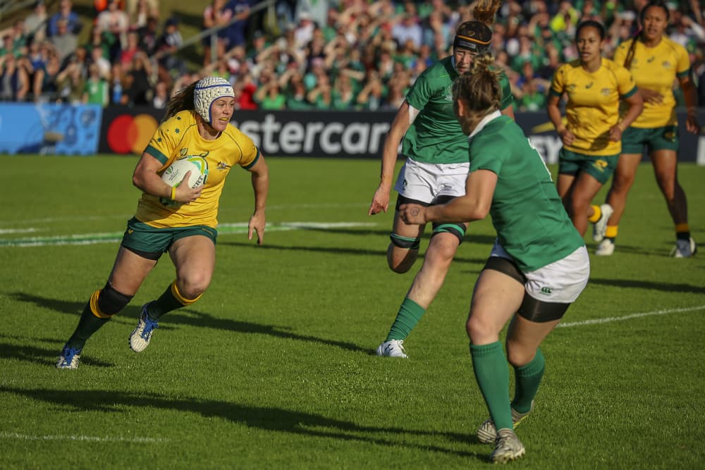 Sharni Williams and the Wallaroos have fallen two points short in their World Cup opener. Photo: ARU Media/Brendan Hertel