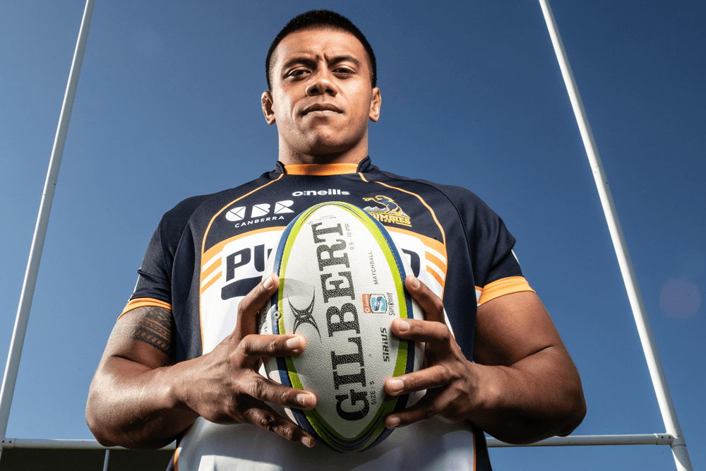 Allan Alaalatoa is the Brumbies skipper. Photo: Getty Images