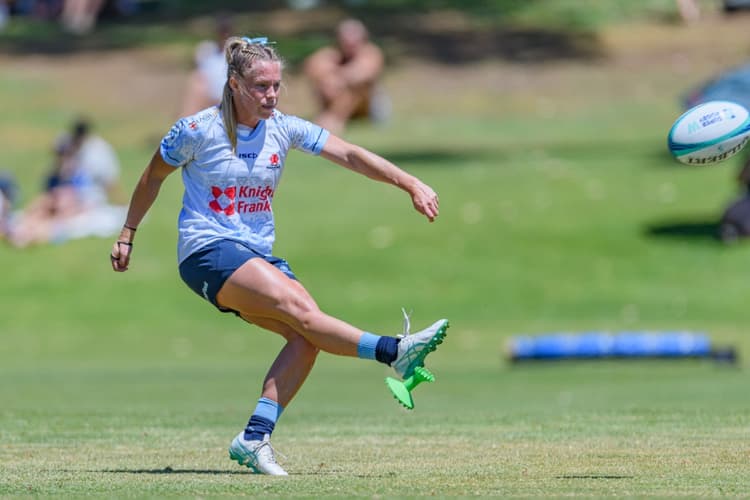 Waratahs scrumhalf Tiarne Cavanagh's kicking game has been backed as a major point of difference. Photo: NSW Waratahs Media.