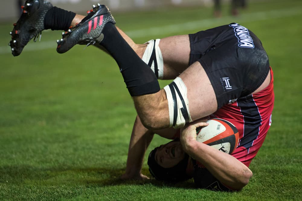 Liam Gill scored a try for Toulon. Photo: AFP