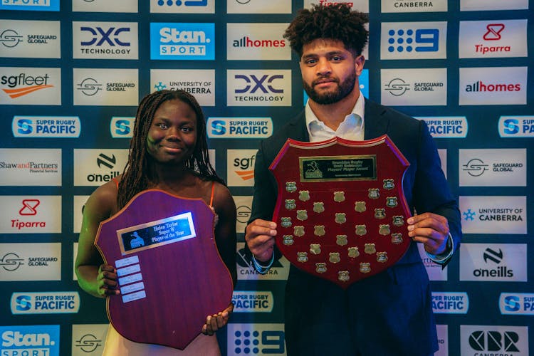 Biola Dawa and Rob Valetini were recognised for their outstanding 2024 Super Rugby seasons.