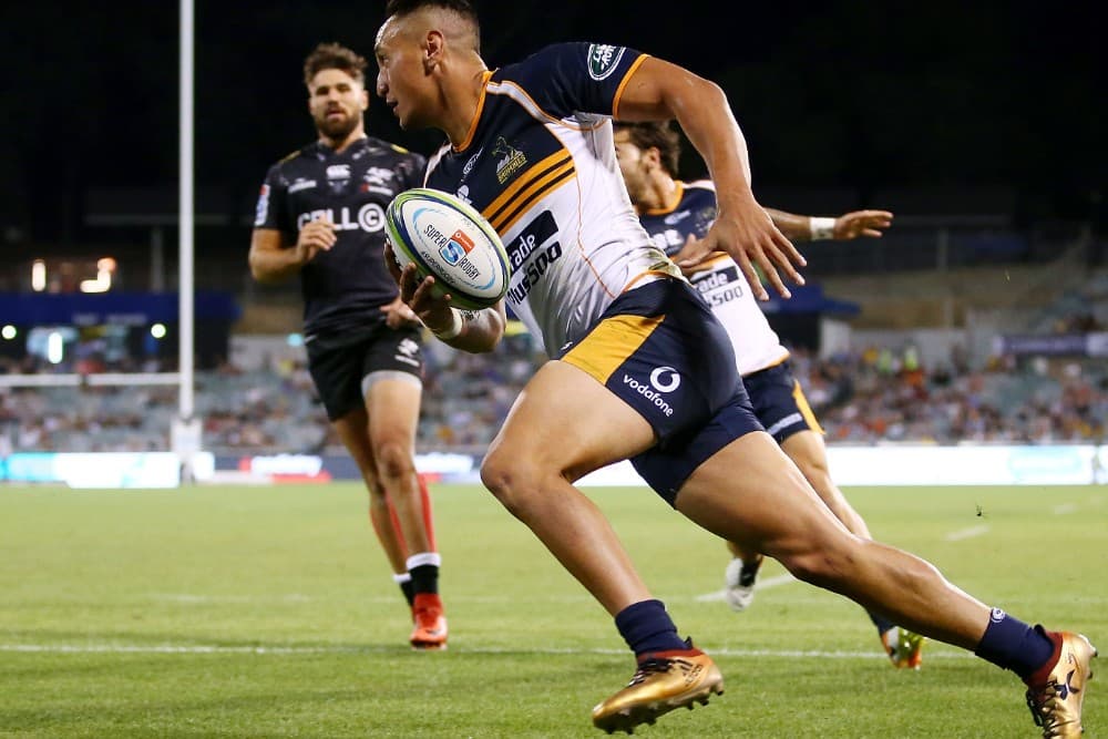 Lausii Taliauli in action for the Brumbies. Photo: Getty Images 