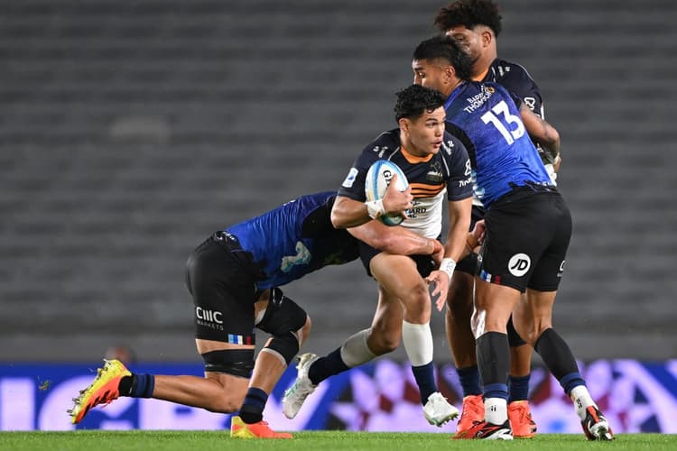 ACT Brumbies coach Stephen Larkham is backing his depth to deliver a maiden win in Fiji against the Drua on Saturday. Photo: Getty Images