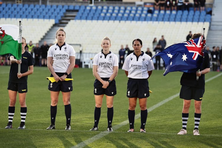 Hollie Davidson will become the first female Rugby Championship assistant referee. Photo: Getty Images