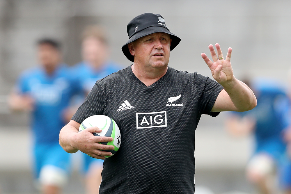 All Blacks coach Ian Foster during the Rugby World Cup. Photo: Getty Images