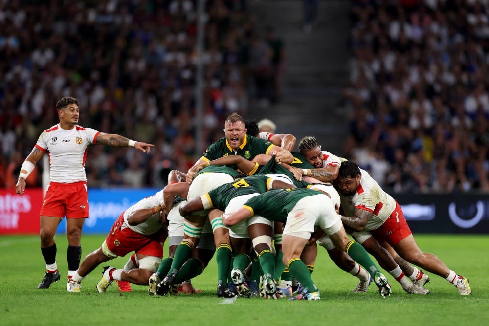 The Springboks have turned their forward pack into a weapon. Photo: Getty Images