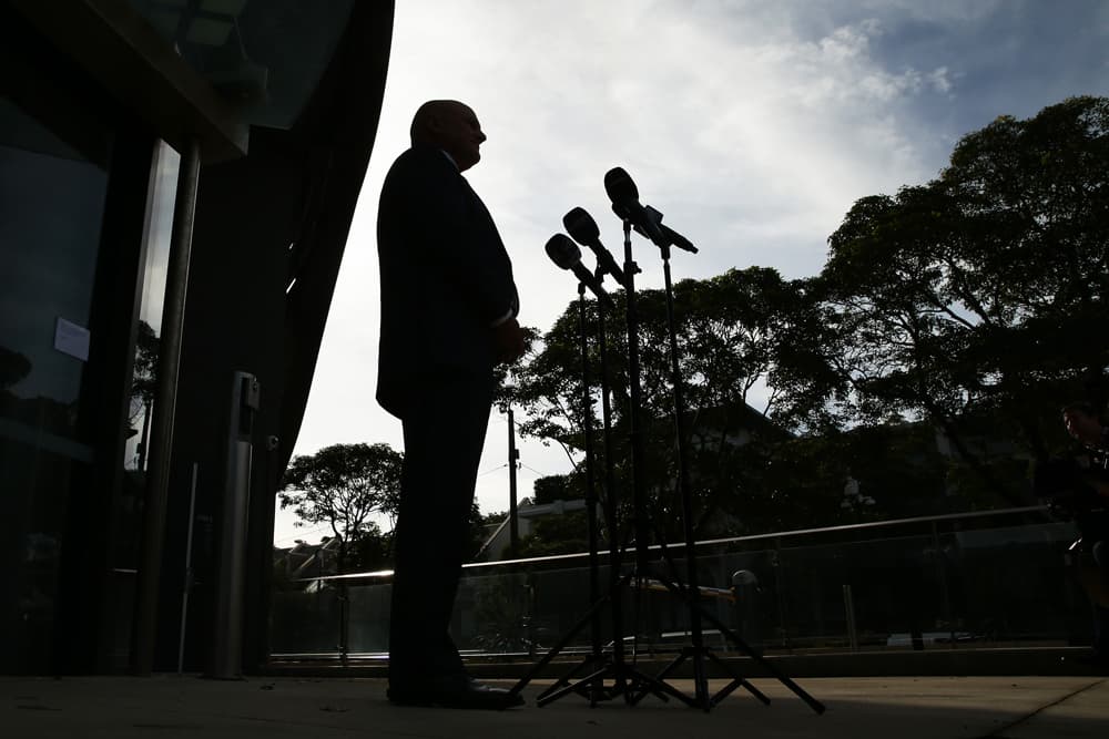 Rugby AU CEO Rob Clarke announced the latest job cuts. Photo: Getty Images