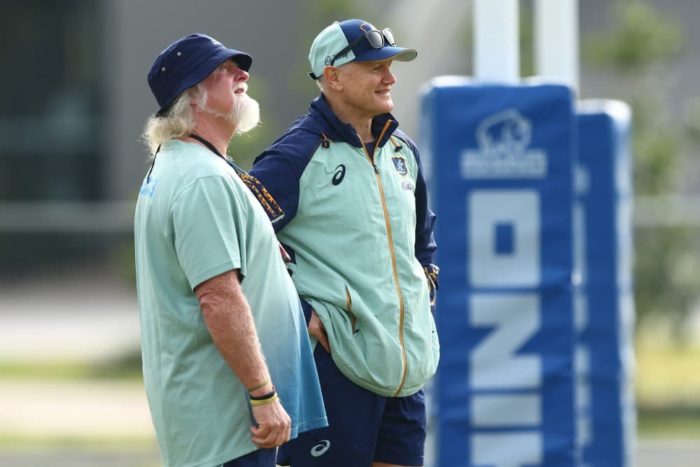 Laurie Fisher and Joe Schmidt's history starts in Ireland, as the two return to try and take down the national side. Photo: Getty Images