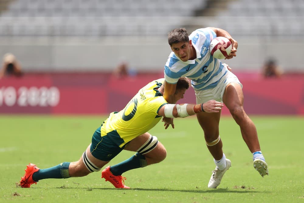 Argentina have defeated Australia in their opening game of the Sevens. Photo: Getty Images