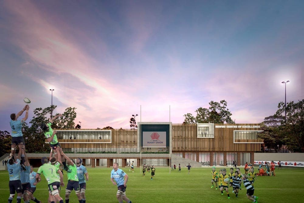 An artist's impression of the new headquarters for NSW Rugby at Daceyville. 