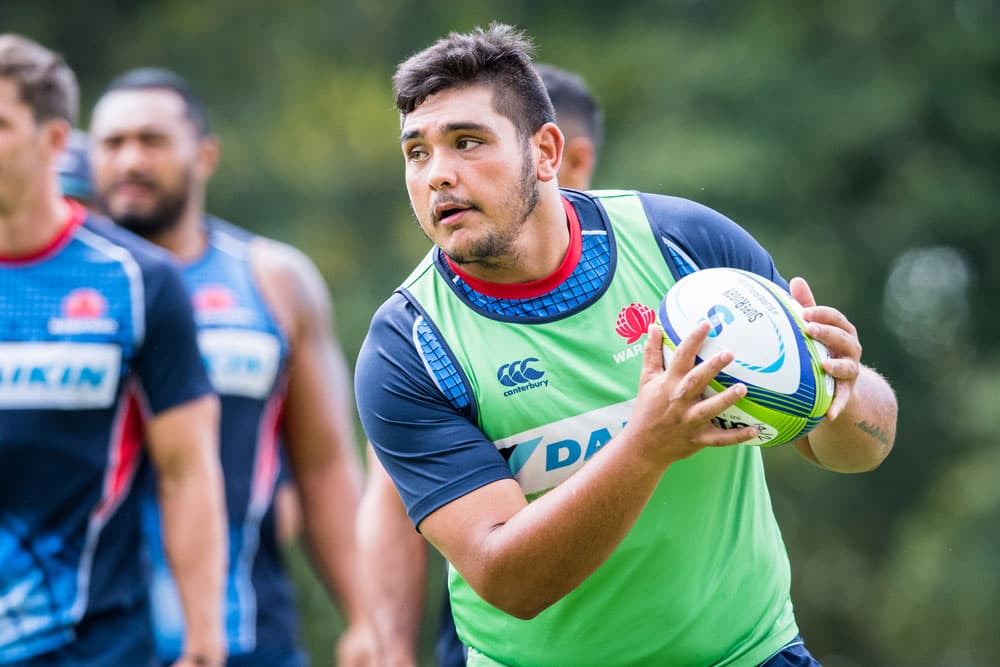 David Lolohea has thrown his all into training. Photo; RUGBY.com.au/Stuart Walmsley