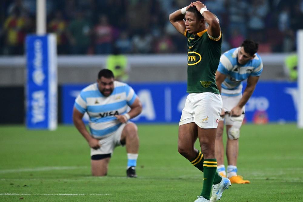 Manie Libbok has come under fire after his missed penalty. Photo: Getty Images