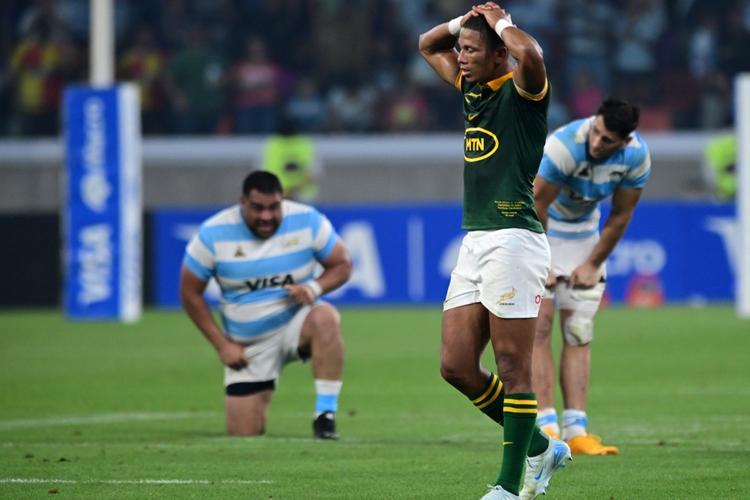 Manie Libbok has come under fire after his missed penalty. Photo: Getty Images