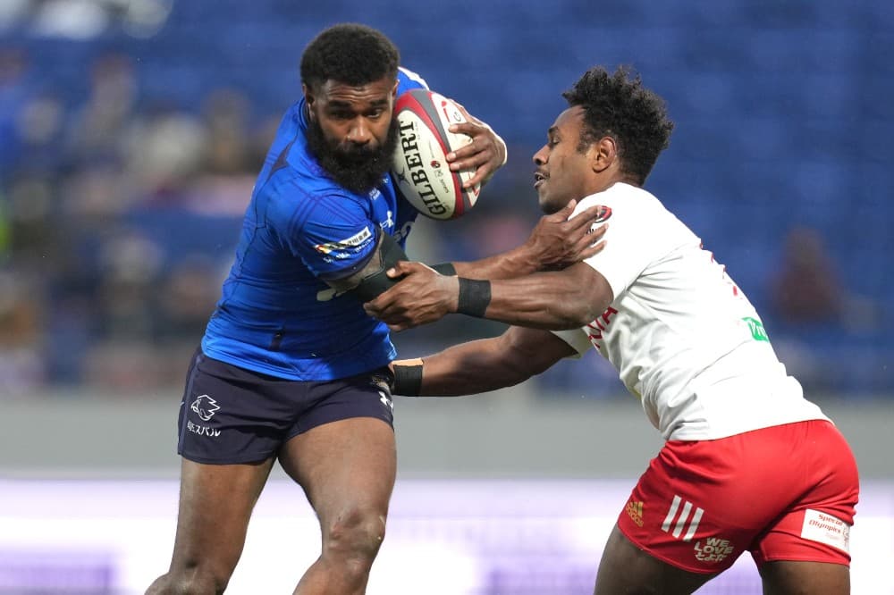 Marika Koroibete starred in Japan for his club side Wild Knights. Photo: Getty Images