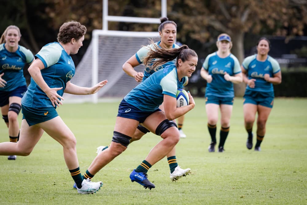 Michaela Leonard leads the Wallaroos into a new era. Photo: Brendan Hertel/RA Media