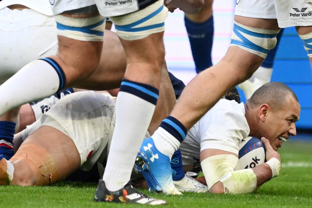 France have held on to defeat Scotland. Photo: AFP