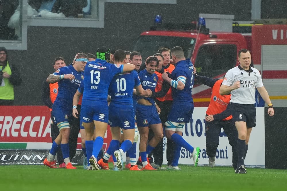 Italy continued Wales' woes with a 14th straight defeat. Photo: Getty Images