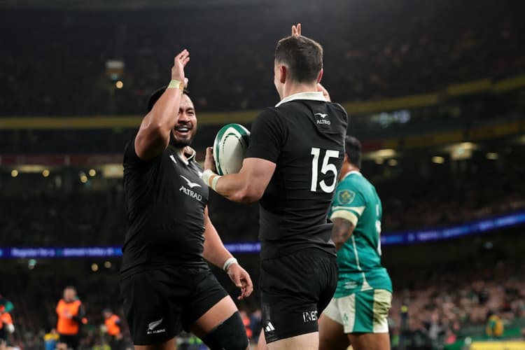 The All Blacks are full of momentum heading into next week's clash with France. Photo: Getty Images