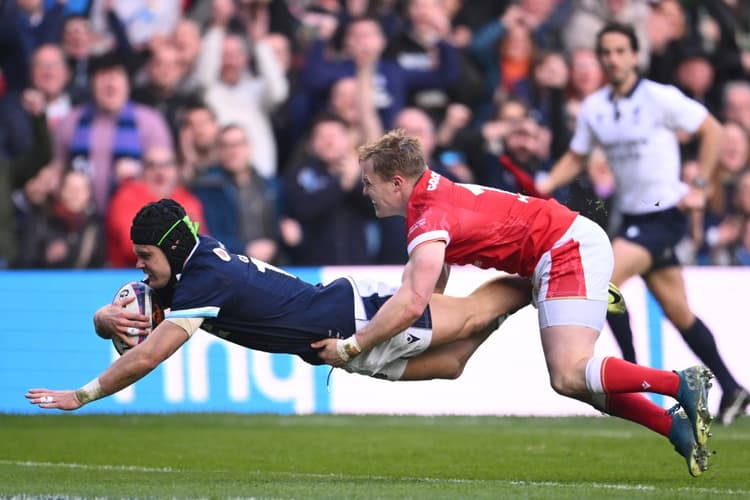 Scotland eased past Wales despite a second half fightback. Photo: Getty Images