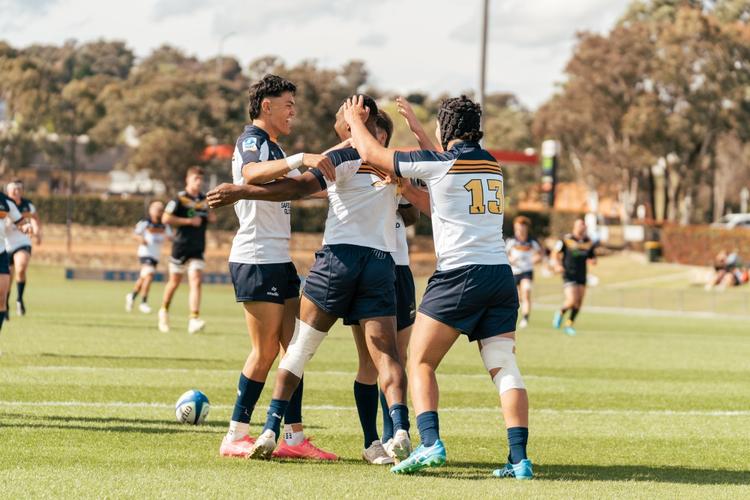 The Brumbies had several nominations in the round one Team of the Week. Photo: Brumbies Media